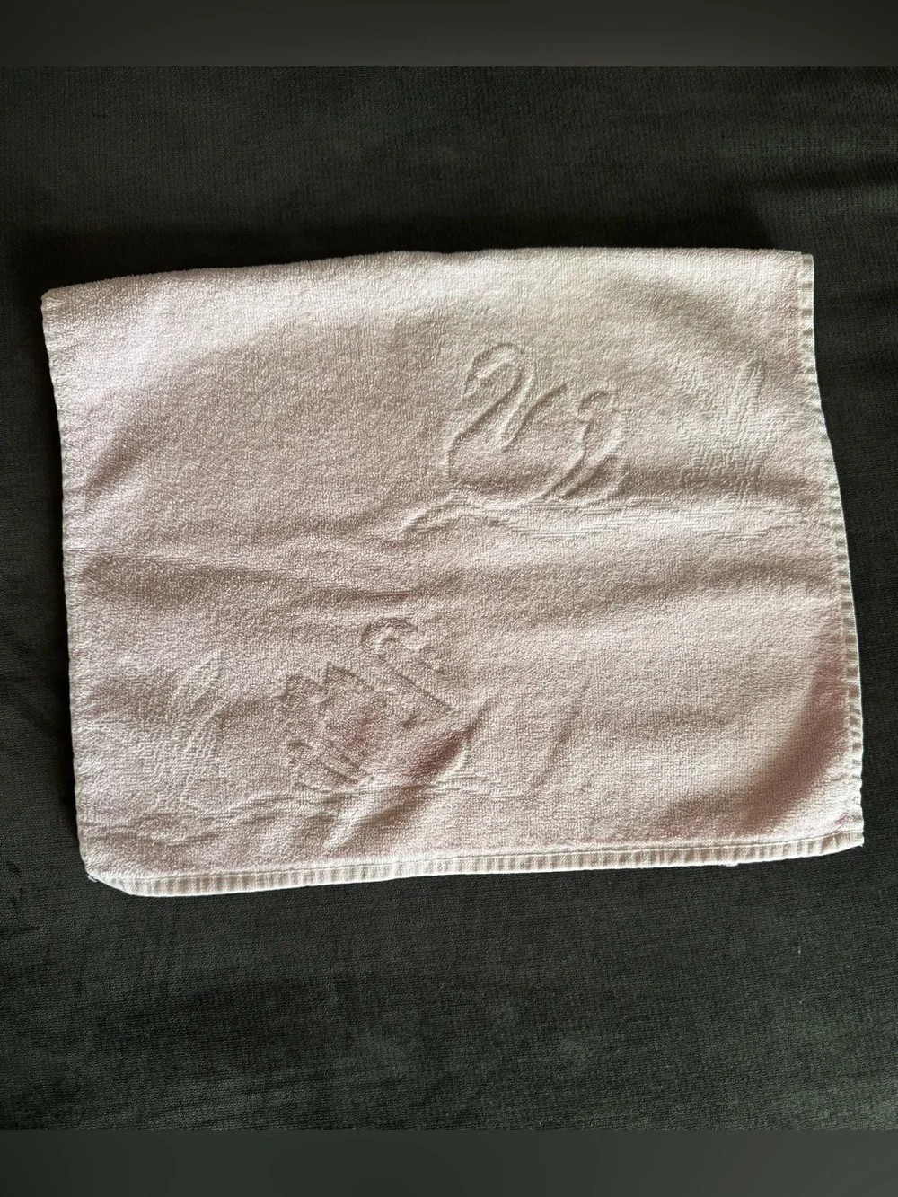 Swan Hand Towel Vintage